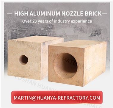 Gạch chống cháy vòi phun Alumina cao
